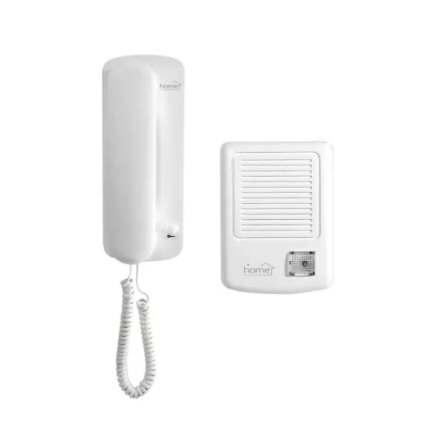 Home DP 01 vezetékes kaputelefon szett, kétvezetékes rendszer, kiváló hangátvitel, integrált kapunyitó elektronika, könnyű üzembe helyezés, DP_01