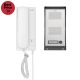Home DP 22 vezetékes kaputelefon szett, falon kívüli alumínium kültéri egység, kétvezetékes bekötés, zárnyitási lehetőség, IP23 vízállóság, 230V, DP_22