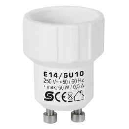   Home E14/GU10 foglalatátalakító adapter, max. 0,3 A, E14_GU10