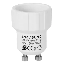   Home E14/GU10 foglalatátalakító adapter, max. 0,3 A, E14_GU10