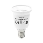 Home E27/E14 foglalatátalakító adapter, max. 2 A, E27_E14