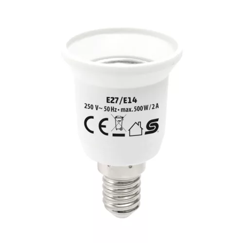 Home E27/E14 foglalatátalakító adapter, max. 2 A, E27_E14