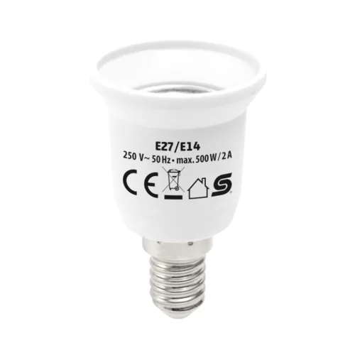 Home E27/E14 foglalatátalakító adapter, max. 2 A, E27_E14