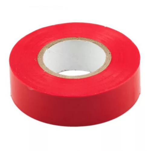 Szigetelő szalag, 20m, 19mm, piros BEM, E30-PVC1920RE, Bemko