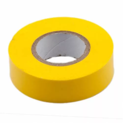 Szigetelő szalag, 20m, 19mm, sárga BEM, E30-PVC1920YE, Bemko