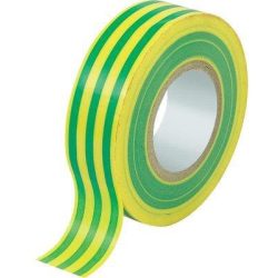   Szigetelő szalag, 20m, 19mm, sárga-zöld BEM, E30-PVC1920YG, Bemko