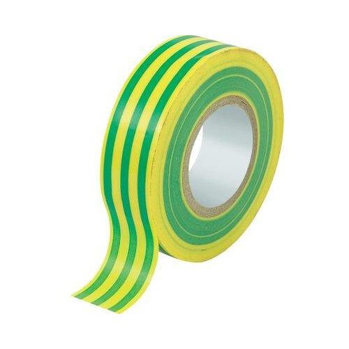Szigetelő szalag, 20m, 19mm, sárga-zöld BEM, E30-PVC1920YG, Bemko