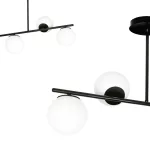 EMIBIG BIOR 4 BLACK Fekete Beltéri Mennyezeti lámpa E14 IP20 EB-1020-4