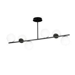   EMIBIG BIOR 6 BLACK Fekete Beltéri Mennyezeti lámpa E14 IP20 EB-1020-6