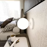EMIBIG BIOR K1 WHITE Fehér Beltéri Fali lámpa E14 IP20 EB-1021-K1