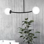 EMIBIG HALLDOR 2 BLACK Fekete Beltéri Mennyezeti lámpa E14 IP20 EB-1024-2