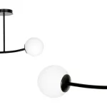 EMIBIG HALLDOR 2 BLACK Fekete Beltéri Mennyezeti lámpa E14 IP20 EB-1024-2