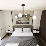 EMIBIG HALLDOR 4 BLACK Fekete Beltéri Mennyezeti lámpa E14 IP20 EB-1024-4
