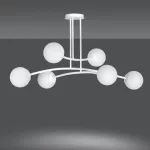 EMIBIG HALLDOR 6 WHITE Fehér Beltéri Mennyezeti lámpa E14 IP20 EB-1025-6