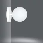 EMIBIG HALLDOR K1 WHITE Fehér Beltéri Fali lámpa E14 IP20 EB-1025-K1