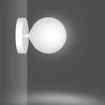 EMIBIG HALLDOR K1 WHITE Fehér Beltéri Fali lámpa E14 IP20 EB-1025-K1