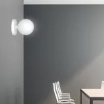 EMIBIG HALLDOR K1 WHITE Fehér Beltéri Fali lámpa E14 IP20 EB-1025-K1