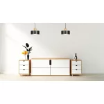 EMIBIG TORIN 1 BLACK Fekete Beltéri Függőlámpa E27 IP20 EB-1046-1
