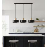EMIBIG TORIN 3 BLACK Fekete Beltéri Függőlámpa E27 IP20 EB-1046-3