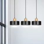 EMIBIG TORIN 3 BLACK Fekete Beltéri Függőlámpa E27 IP20 EB-1046-3