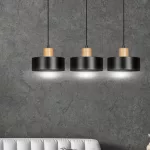 EMIBIG TORIN 3 BLACK Fekete Beltéri Függőlámpa E27 IP20 EB-1046-3