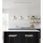 EMIBIG TORIN 3 WHITE Fehér Beltéri Függőlámpa E27 IP20 EB-1047-3
