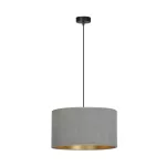 EMIBIG HILDE 1 BL GRAY Fekete Beltéri Függőlámpa E27 IP20 EB-1050-1