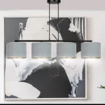 EMIBIG HILDE 4 BL GRAY Fekete Beltéri Függőlámpa E27 IP20 EB-1050-4