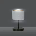 EMIBIG HILDE LN1 BL GRAY Fekete Beltéri Asztali lámpa E27 IP20 EB-1050-LN1