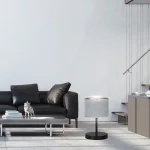 EMIBIG HILDE LN1 BL GRAY Fekete Beltéri Asztali lámpa E27 IP20 EB-1050-LN1