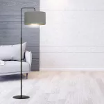 EMIBIG HILDE LP1 BL GRAY Fekete Beltéri Állólámpa E27 IP20 EB-1050-LP1