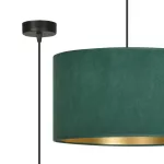 EMIBIG HILDE 1 BL GREEN Fekete Beltéri Függőlámpa E27 IP20 EB-1051-1