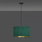 EMIBIG HILDE 1 BL GREEN Fekete Beltéri Függőlámpa E27 IP20 EB-1051-1