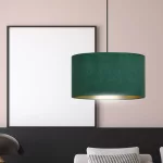 EMIBIG HILDE 1 BL GREEN Fekete Beltéri Függőlámpa E27 IP20 EB-1051-1