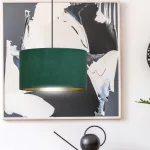 EMIBIG HILDE 1 BL GREEN Fekete Beltéri Függőlámpa E27 IP20 EB-1051-1