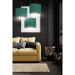 EMIBIG HILDE 3 BL PREMIUM GREEN Fekete Beltéri Függőlámpa E27 IP20 EB-1051-3PREM