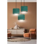 EMIBIG HILDE 3 BL PREMIUM GREEN Fekete Beltéri Függőlámpa E27 IP20 EB-1051-3PREM
