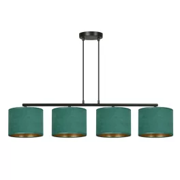   EMIBIG HILDE 4 BL GREEN Fekete Beltéri Függőlámpa E27 IP20 EB-1051-4