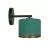 EMIBIG HILDE K1 BL GREEN Fekete Beltéri Fali lámpa E27 IP20 EB-1051-K1