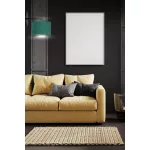 EMIBIG HILDE K1 BL GREEN Fekete Beltéri Fali lámpa E27 IP20 EB-1051-K1