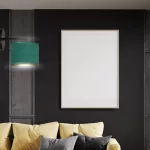 EMIBIG HILDE K1 BL GREEN Fekete Beltéri Fali lámpa E27 IP20 EB-1051-K1
