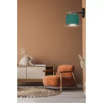 EMIBIG HILDE K1 BL GREEN Fekete Beltéri Fali lámpa E27 IP20 EB-1051-K1