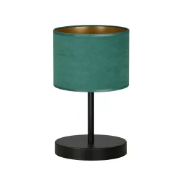   EMIBIG HILDE LN1 BL GREEN Fekete Beltéri Asztali lámpa E27 IP20 EB-1051-LN1