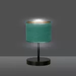 EMIBIG HILDE LN1 BL GREEN Fekete Beltéri Asztali lámpa E27 IP20 EB-1051-LN1