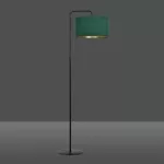 EMIBIG HILDE LP1 BL GREEN Fekete Beltéri Állólámpa E27 IP20 EB-1051-LP1