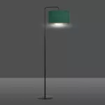 EMIBIG HILDE LP1 BL GREEN Fekete Beltéri Állólámpa E27 IP20 EB-1051-LP1