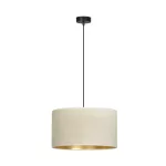 EMIBIG HILDE 1 BL WHITE Fekete Beltéri Függőlámpa E27 IP20 EB-1052-1