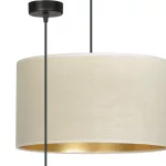 EMIBIG HILDE 1 BL WHITE Fekete Beltéri Függőlámpa E27 IP20 EB-1052-1