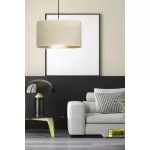 EMIBIG HILDE 1 BL WHITE Fekete Beltéri Függőlámpa E27 IP20 EB-1052-1