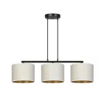 EMIBIG HILDE 3 BL WHITE Fekete Beltéri Függőlámpa E27 IP20 EB-1052-3